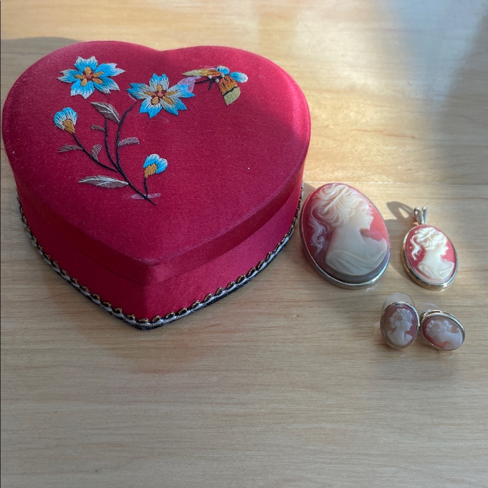 Vintage cameo set - Picture 2 of 7